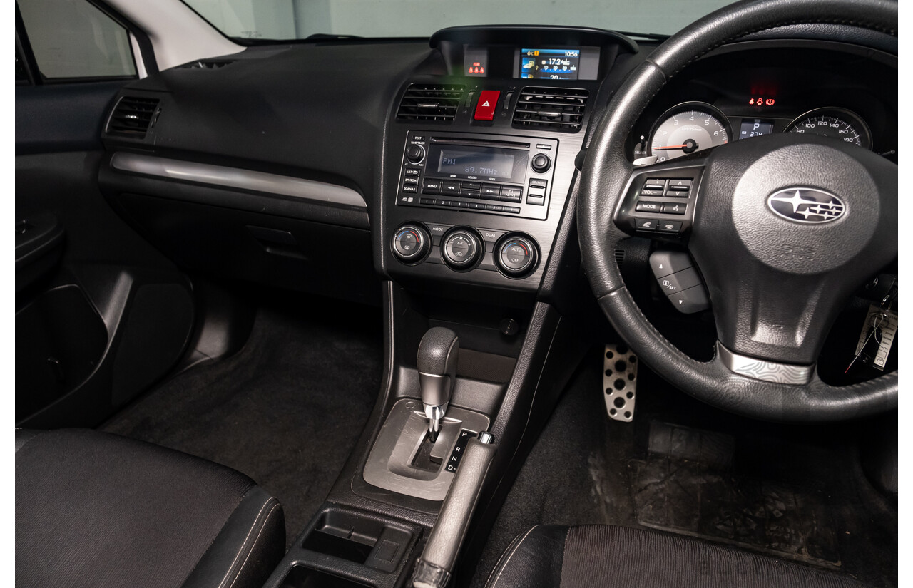 5/2013 Subaru Impreza 2.0i-S (AWD) MY13 5d Hatchback Pearl White 2.0L