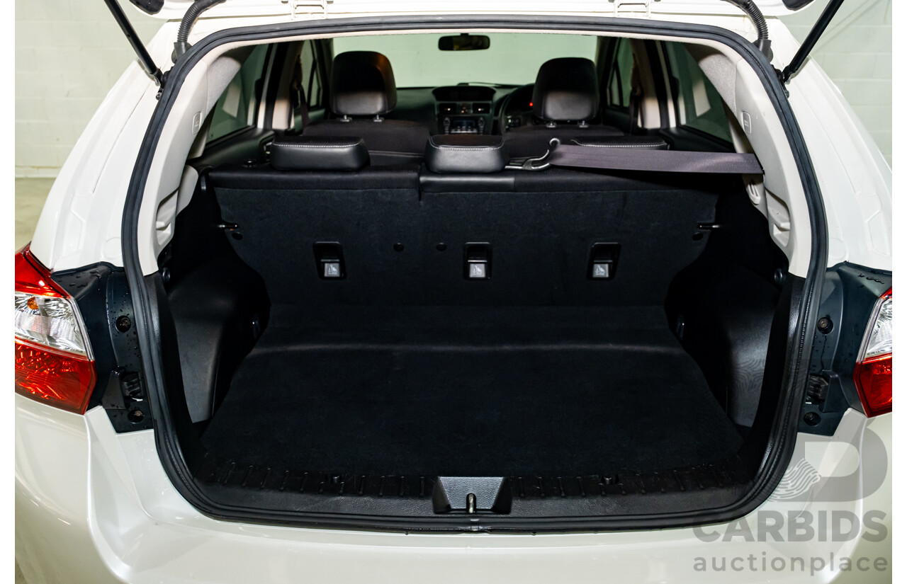 5/2013 Subaru Impreza 2.0i-S (AWD) MY13 5d Hatchback Pearl White 2.0L