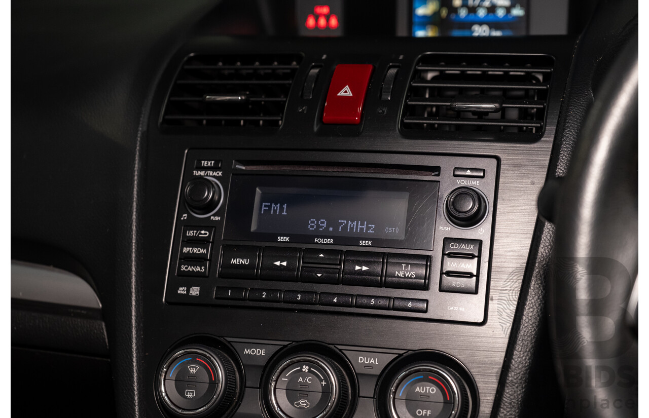 5/2013 Subaru Impreza 2.0i-S (AWD) MY13 5d Hatchback Pearl White 2.0L