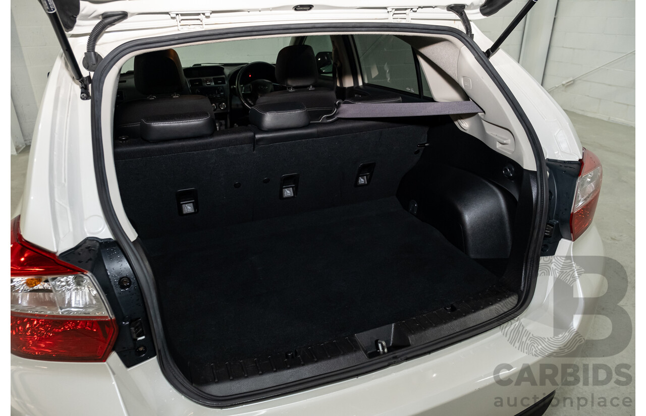 5/2013 Subaru Impreza 2.0i-S (AWD) MY13 5d Hatchback Pearl White 2.0L