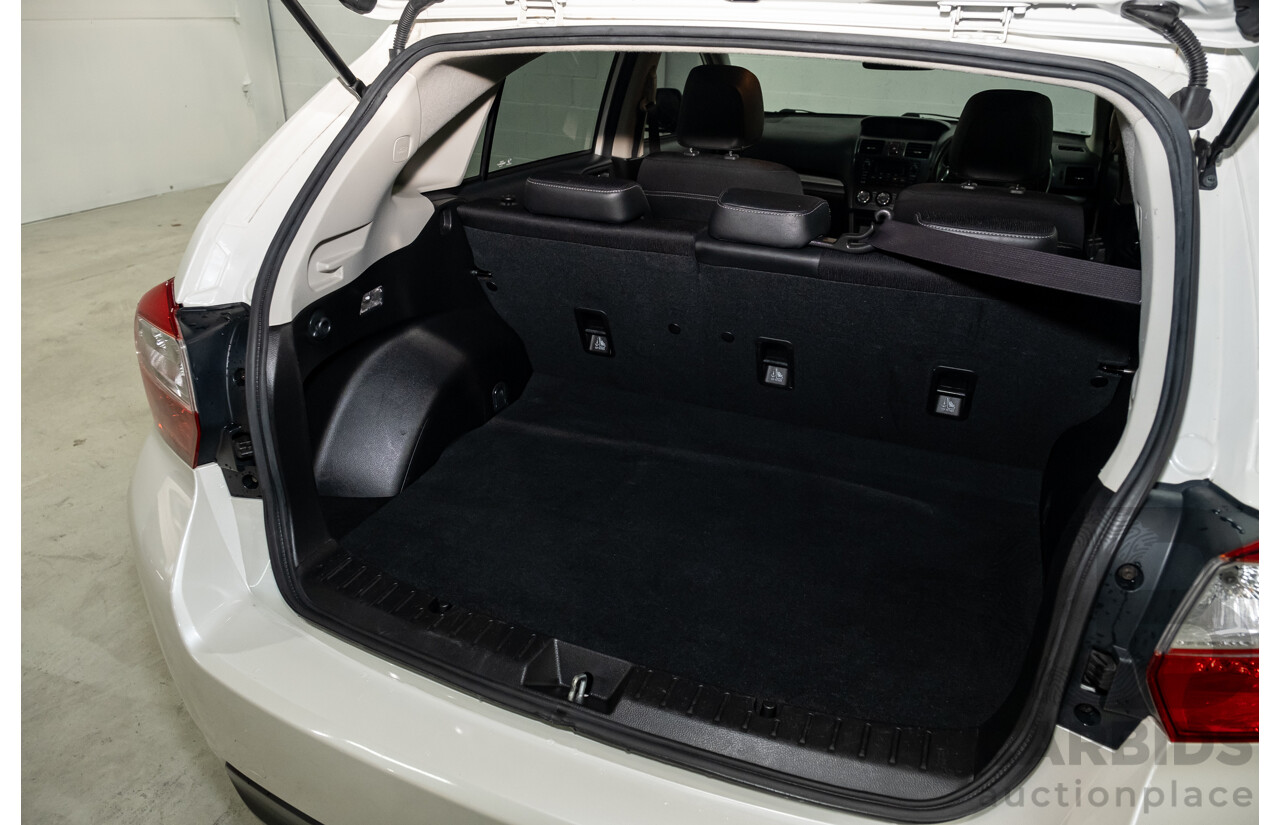 5/2013 Subaru Impreza 2.0i-S (AWD) MY13 5d Hatchback Pearl White 2.0L