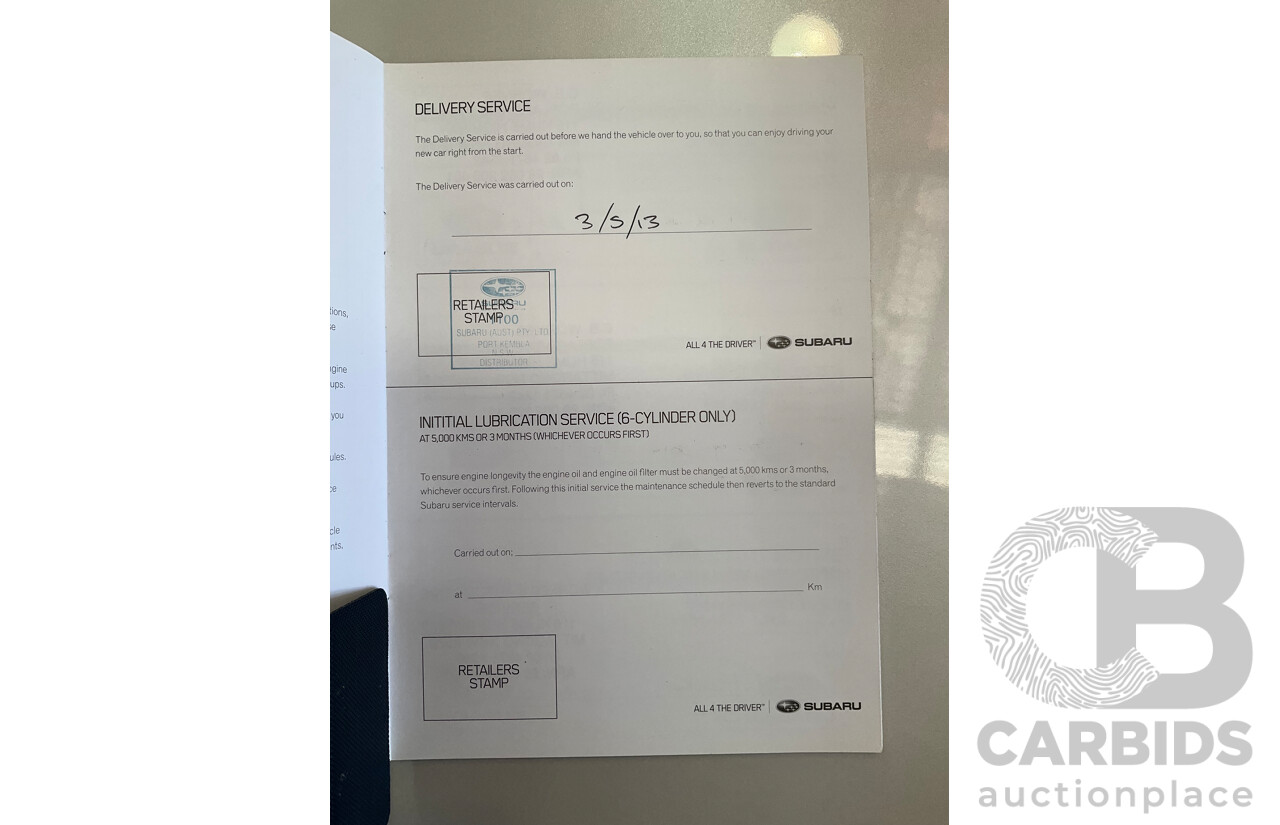 5/2013 Subaru Impreza 2.0i-S (AWD) MY13 5d Hatchback Pearl White 2.0L