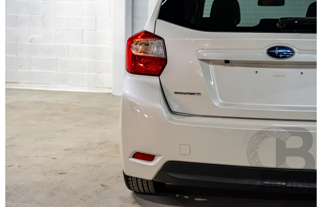 5/2013 Subaru Impreza 2.0i-S (AWD) MY13 5d Hatchback Pearl White 2.0L