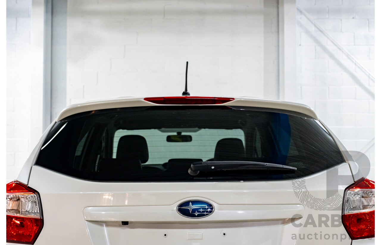 5/2013 Subaru Impreza 2.0i-S (AWD) MY13 5d Hatchback Pearl White 2.0L