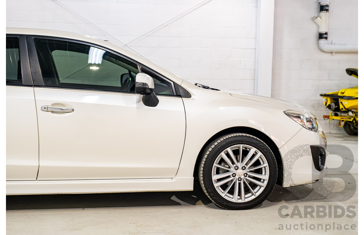 5/2013 Subaru Impreza 2.0i-S (AWD) MY13 5d Hatchback Pearl White 2.0L