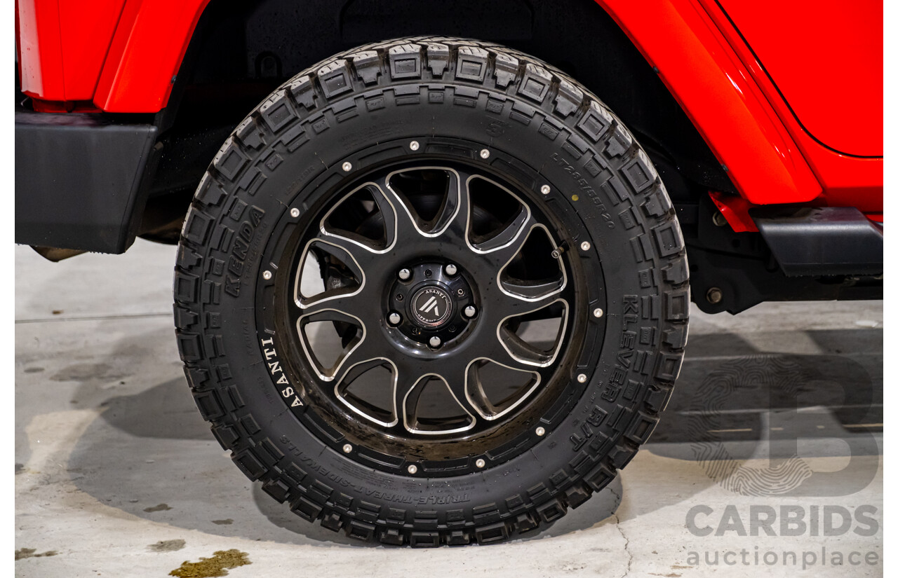 10/2017 Jeep Wrangler Unlimited Overland (4x4) JK MY17 4d Hardtop Firecracker Red V6 3.6L