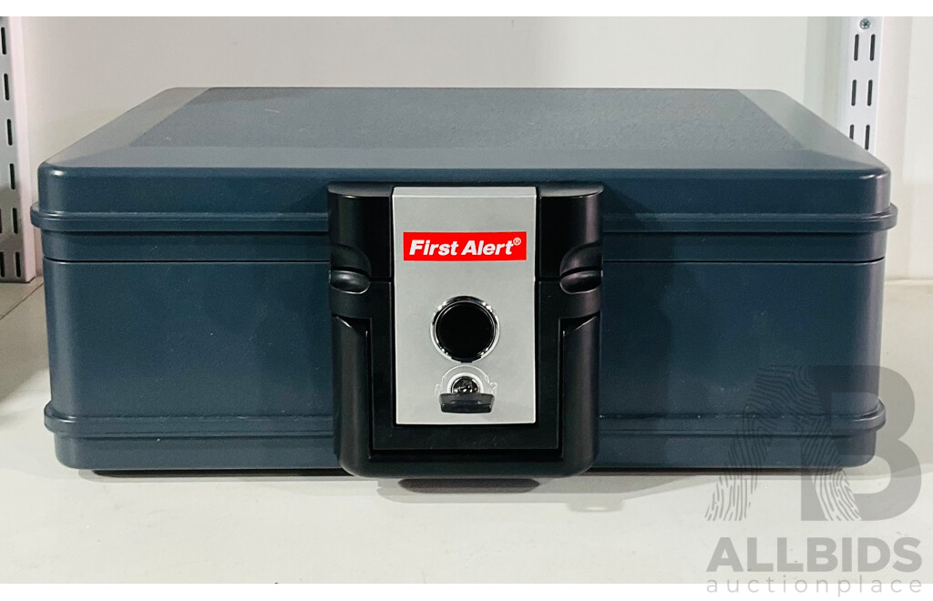 First Alert Waterproof Fire Safe Including Key and Instructions