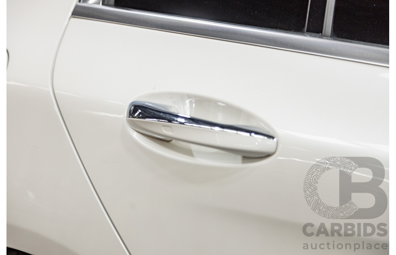 01/2018 Mercedes Benz C350e W205 MY18 4d Sedan Diamond White Metallic Turbo 2.0L / 60kw Hybrid