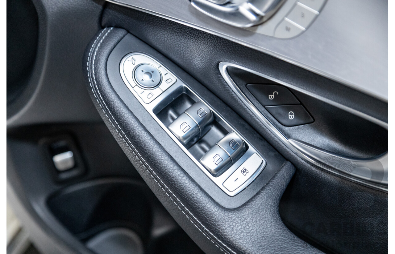 01/2018 Mercedes Benz C350e W205 MY18 4d Sedan Diamond White Metallic Turbo 2.0L / 60kw Hybrid