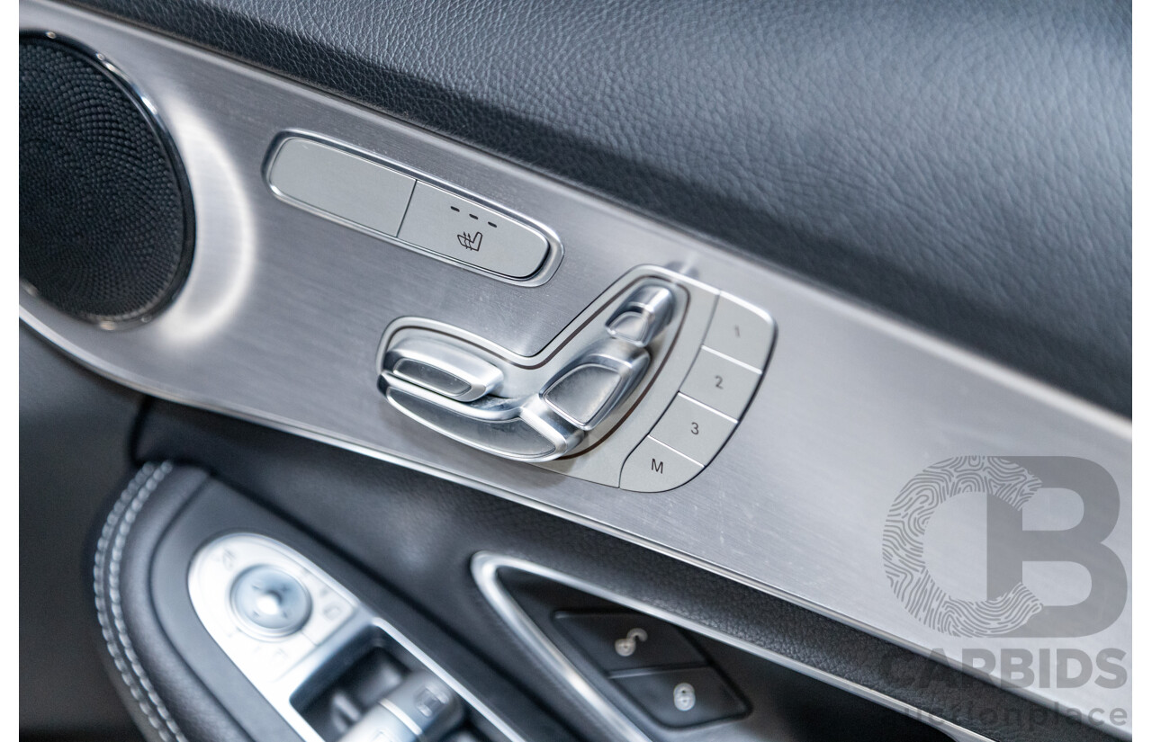 01/2018 Mercedes Benz C350e W205 MY18 4d Sedan Diamond White Metallic Turbo 2.0L / 60kw Hybrid