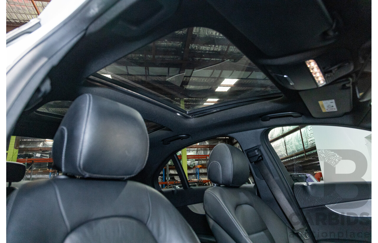 01/2018 Mercedes Benz C350e W205 MY18 4d Sedan Diamond White Metallic Turbo 2.0L / 60kw Hybrid