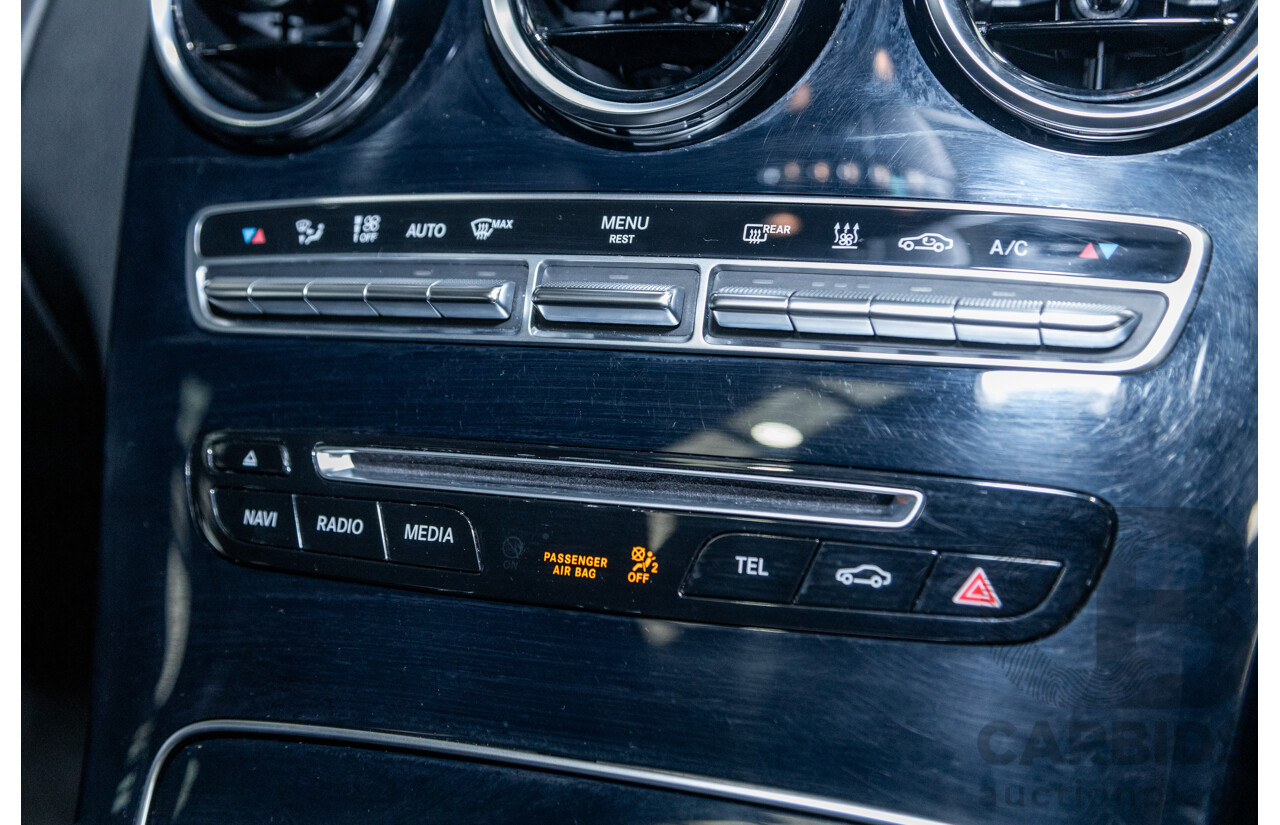 01/2018 Mercedes Benz C350e W205 MY18 4d Sedan Diamond White Metallic Turbo 2.0L / 60kw Hybrid