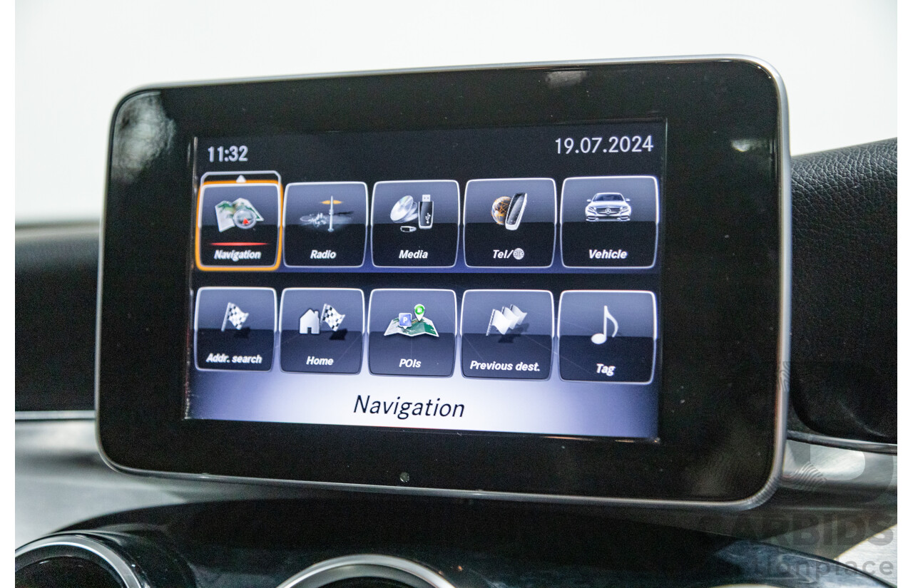 01/2018 Mercedes Benz C350e W205 MY18 4d Sedan Diamond White Metallic Turbo 2.0L / 60kw Hybrid