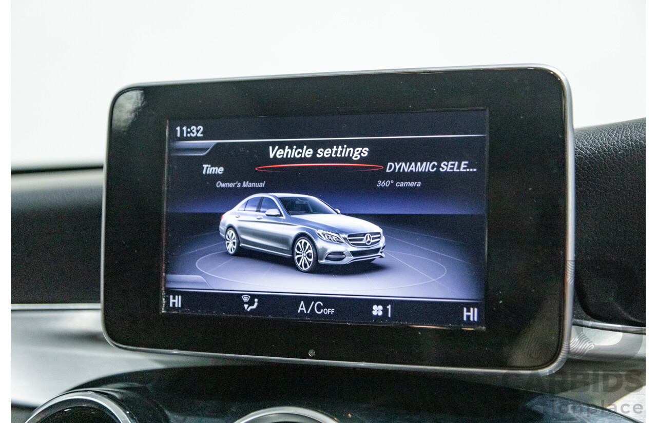 01/2018 Mercedes Benz C350e W205 MY18 4d Sedan Diamond White Metallic Turbo 2.0L / 60kw Hybrid