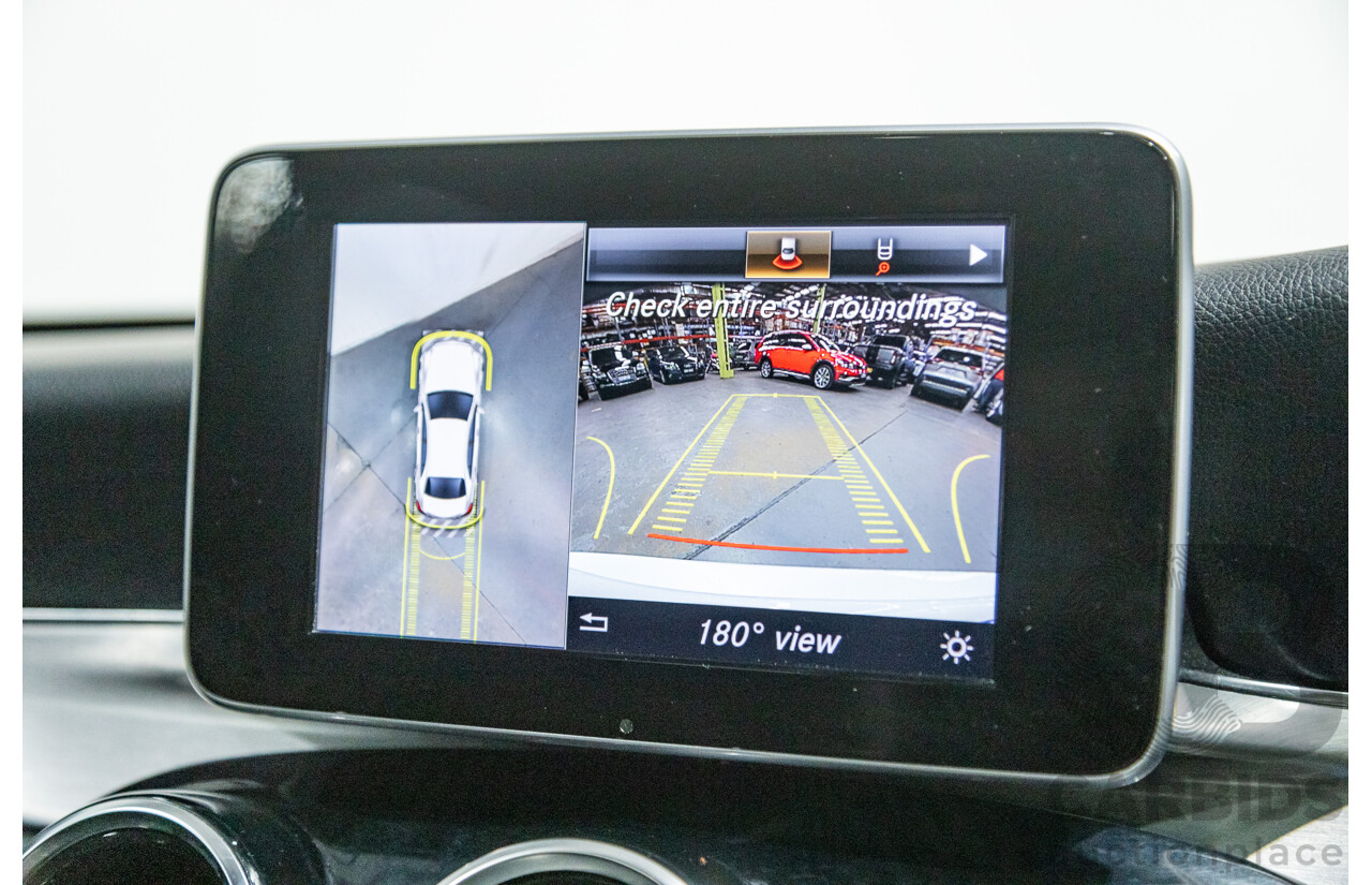 01/2018 Mercedes Benz C350e W205 MY18 4d Sedan Diamond White Metallic Turbo 2.0L / 60kw Hybrid