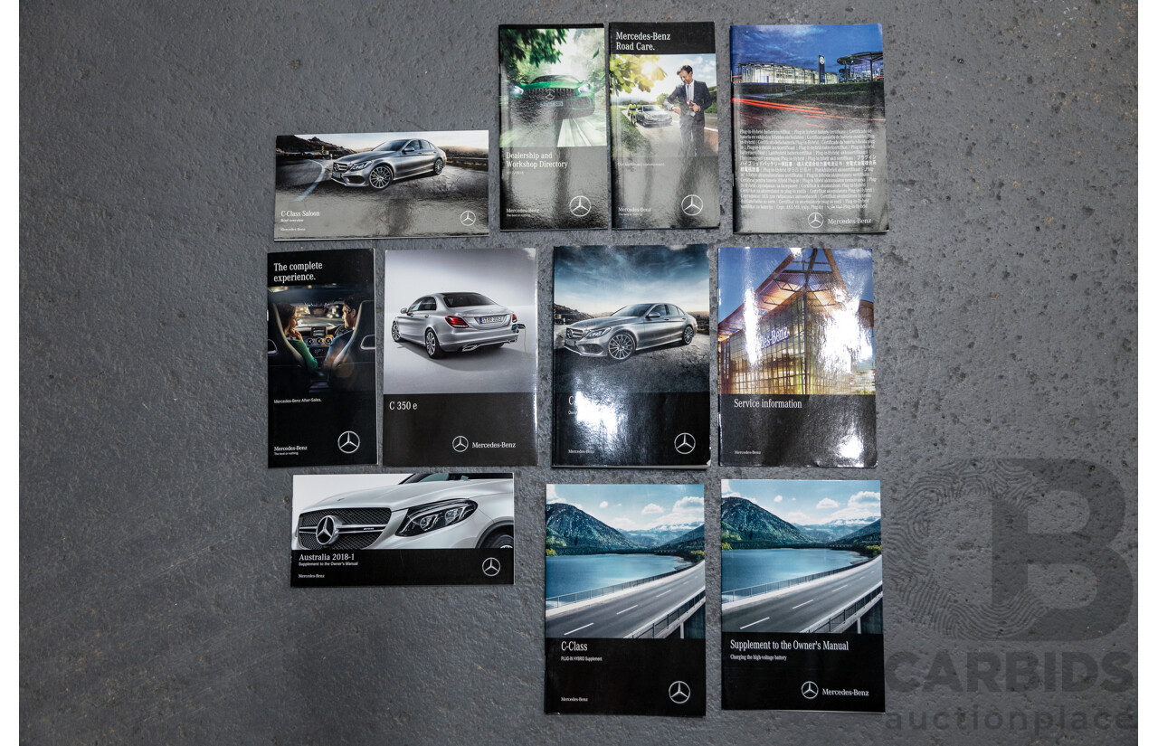 01/2018 Mercedes Benz C350e W205 MY18 4d Sedan Diamond White Metallic Turbo 2.0L / 60kw Hybrid