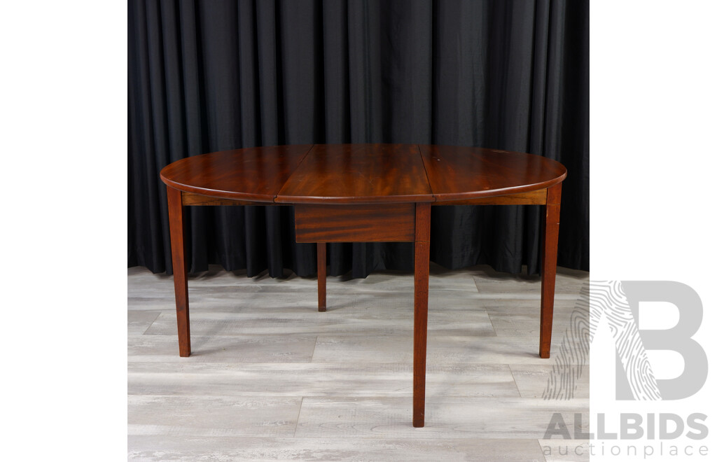 Georgian Style Mahogany Drop Side Table