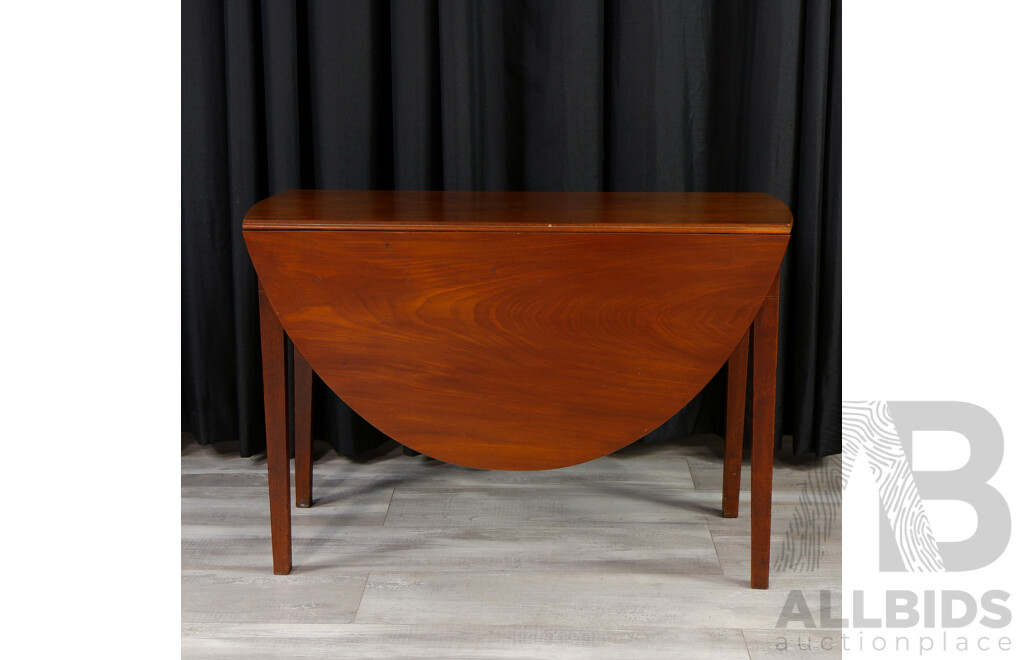 Georgian Style Mahogany Drop Side Table