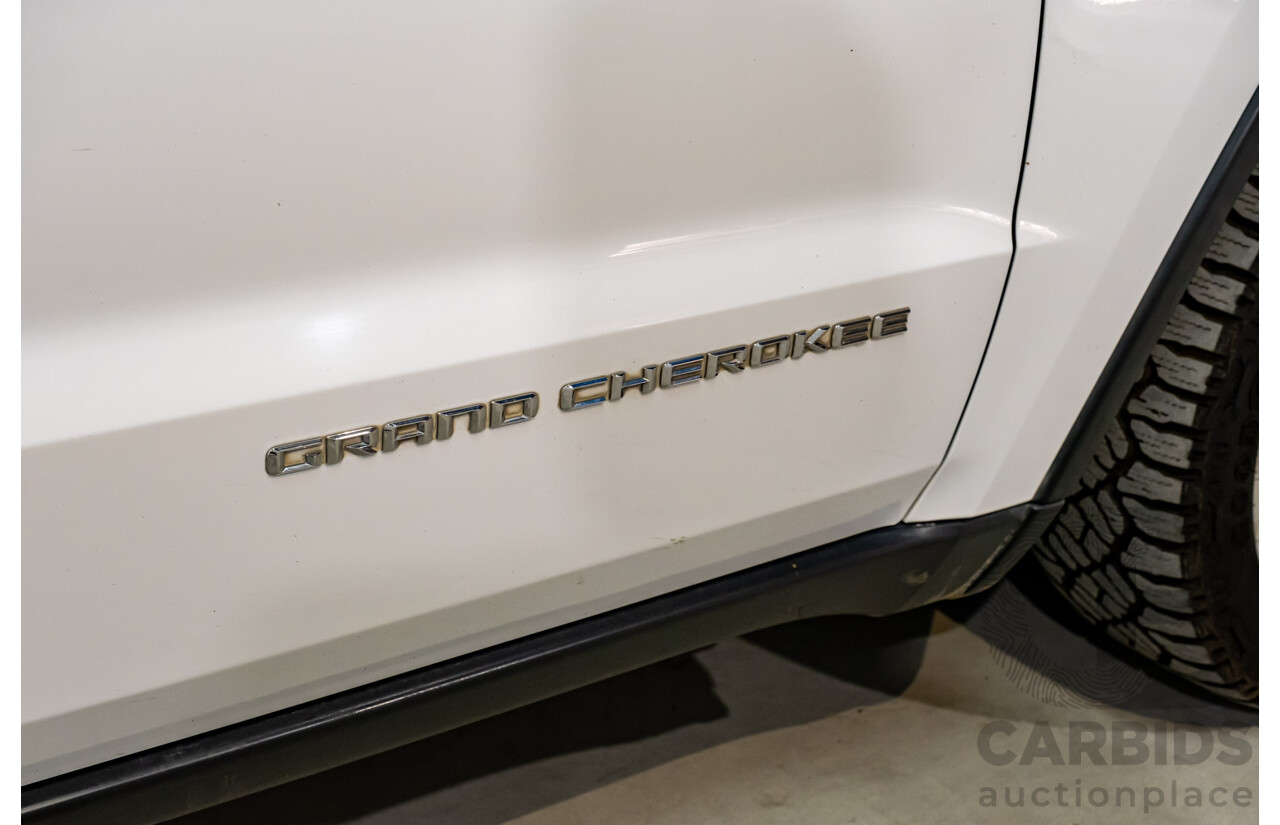 06/2015 Jeep Grand Cherokee Limited (4x4) WK MY15 4d Wagon White Turbo Diesel V6 3.0L