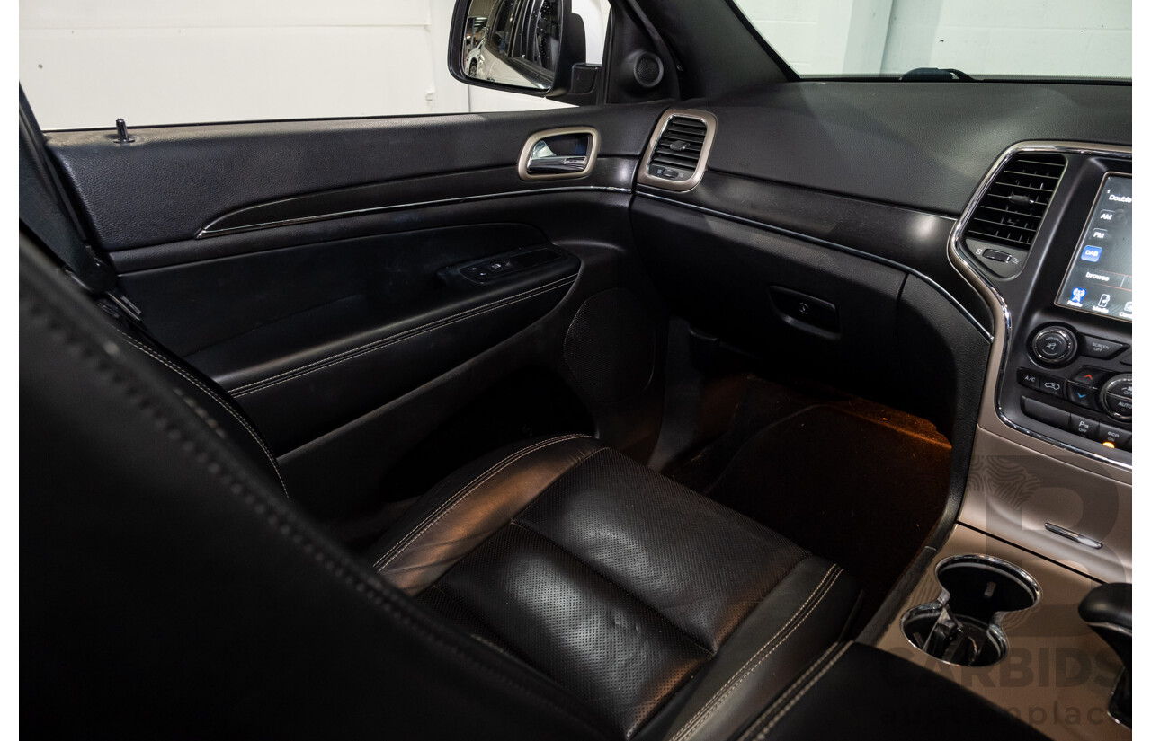 06/2015 Jeep Grand Cherokee Limited (4x4) WK MY15 4d Wagon White Turbo Diesel V6 3.0L