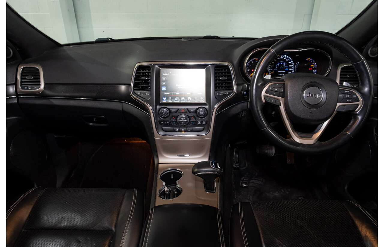 06/2015 Jeep Grand Cherokee Limited (4x4) WK MY15 4d Wagon White Turbo Diesel V6 3.0L