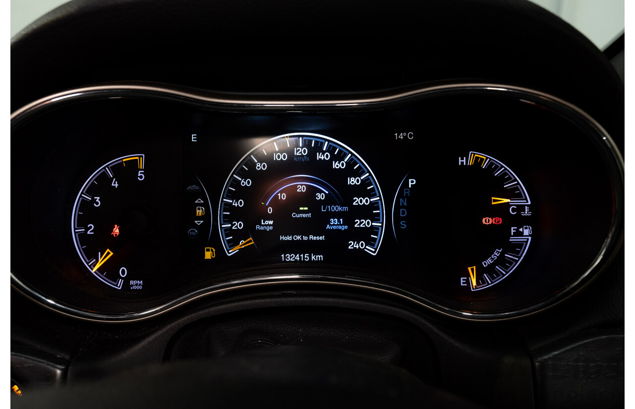 06/2015 Jeep Grand Cherokee Limited (4x4) WK MY15 4d Wagon White Turbo Diesel V6 3.0L