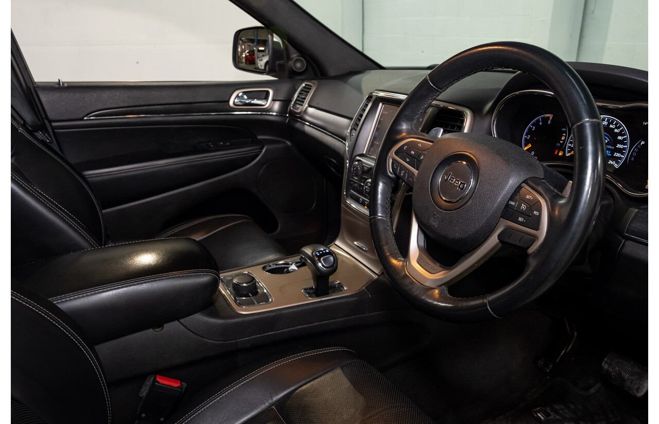 06/2015 Jeep Grand Cherokee Limited (4x4) WK MY15 4d Wagon White Turbo Diesel V6 3.0L