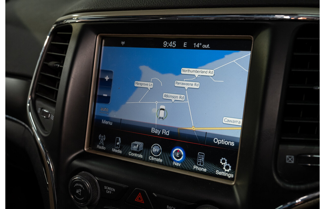 06/2015 Jeep Grand Cherokee Limited (4x4) WK MY15 4d Wagon White Turbo Diesel V6 3.0L