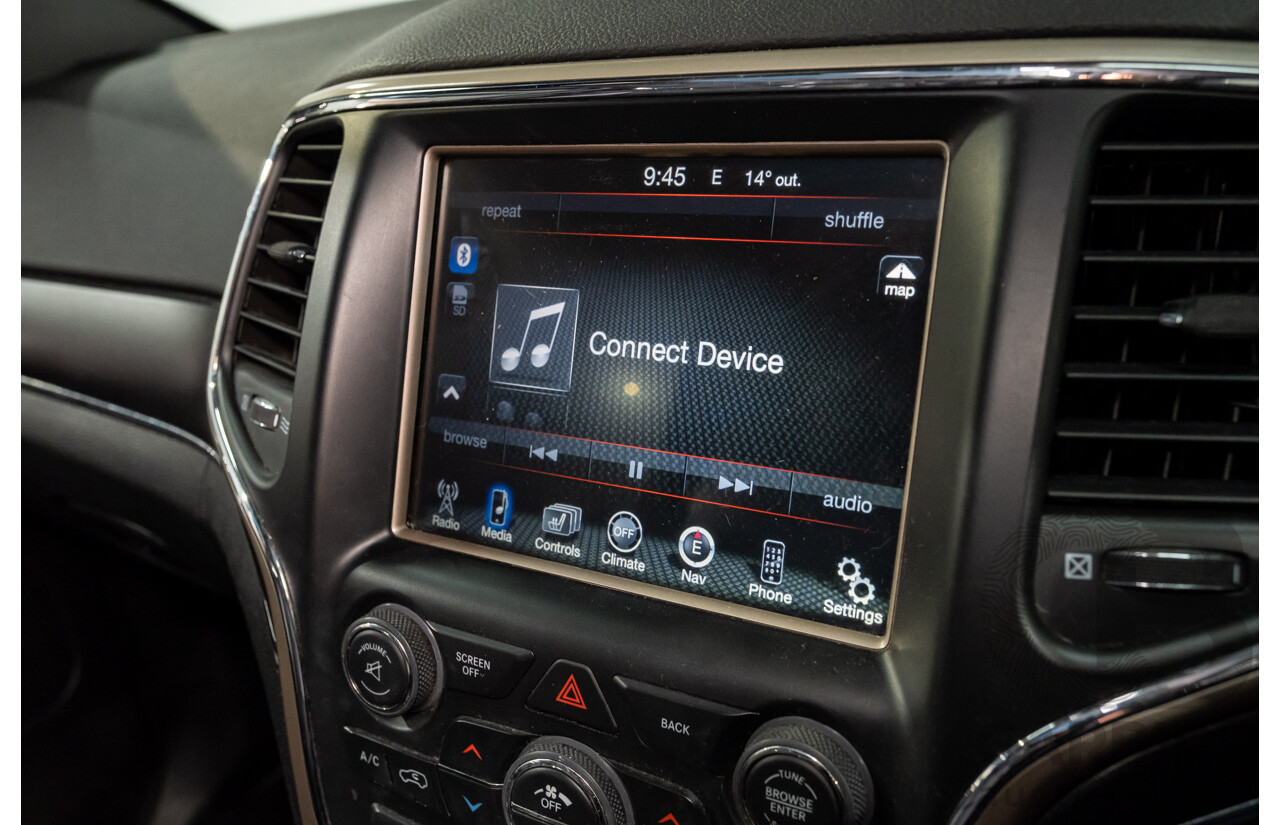 06/2015 Jeep Grand Cherokee Limited (4x4) WK MY15 4d Wagon White Turbo Diesel V6 3.0L