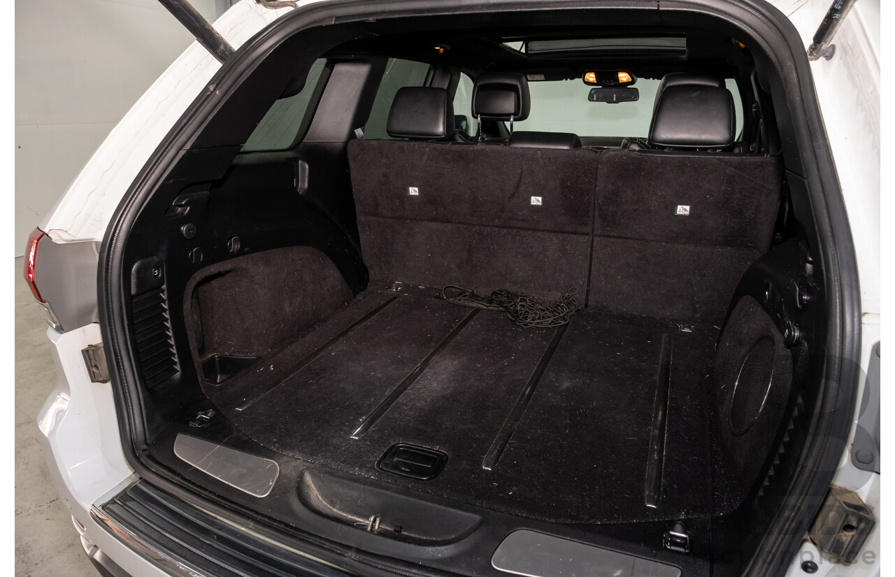 06/2015 Jeep Grand Cherokee Limited (4x4) WK MY15 4d Wagon White Turbo Diesel V6 3.0L