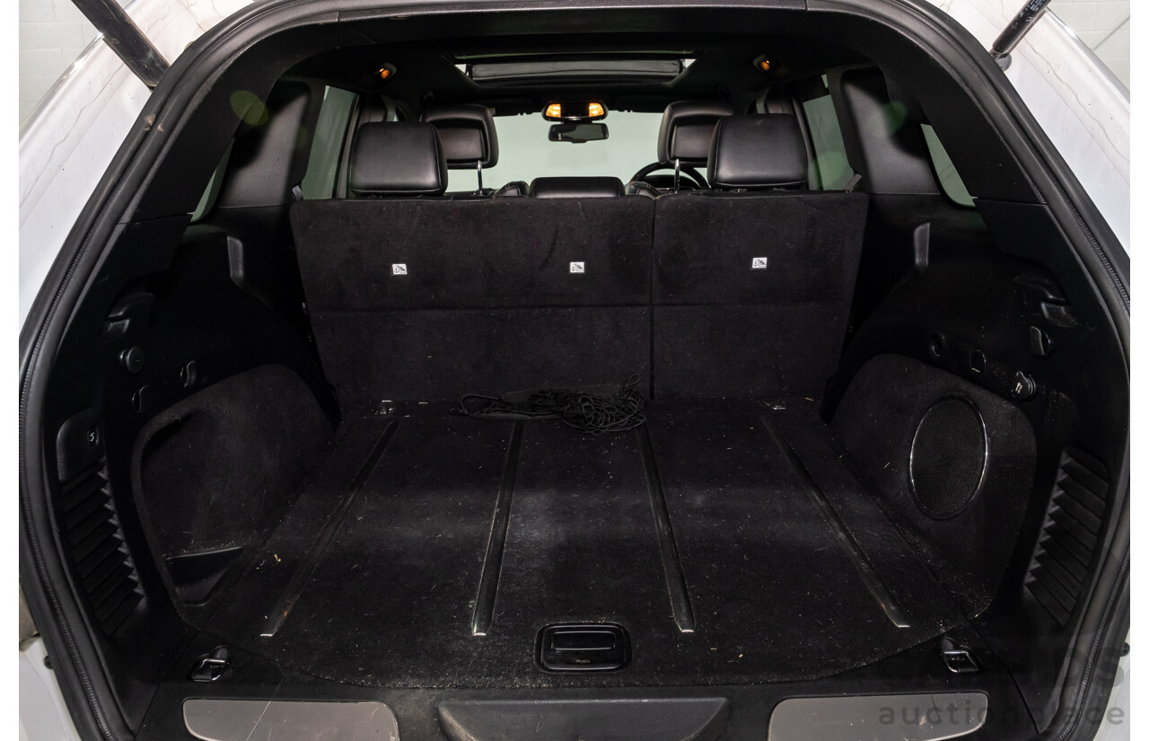 06/2015 Jeep Grand Cherokee Limited (4x4) WK MY15 4d Wagon White Turbo Diesel V6 3.0L