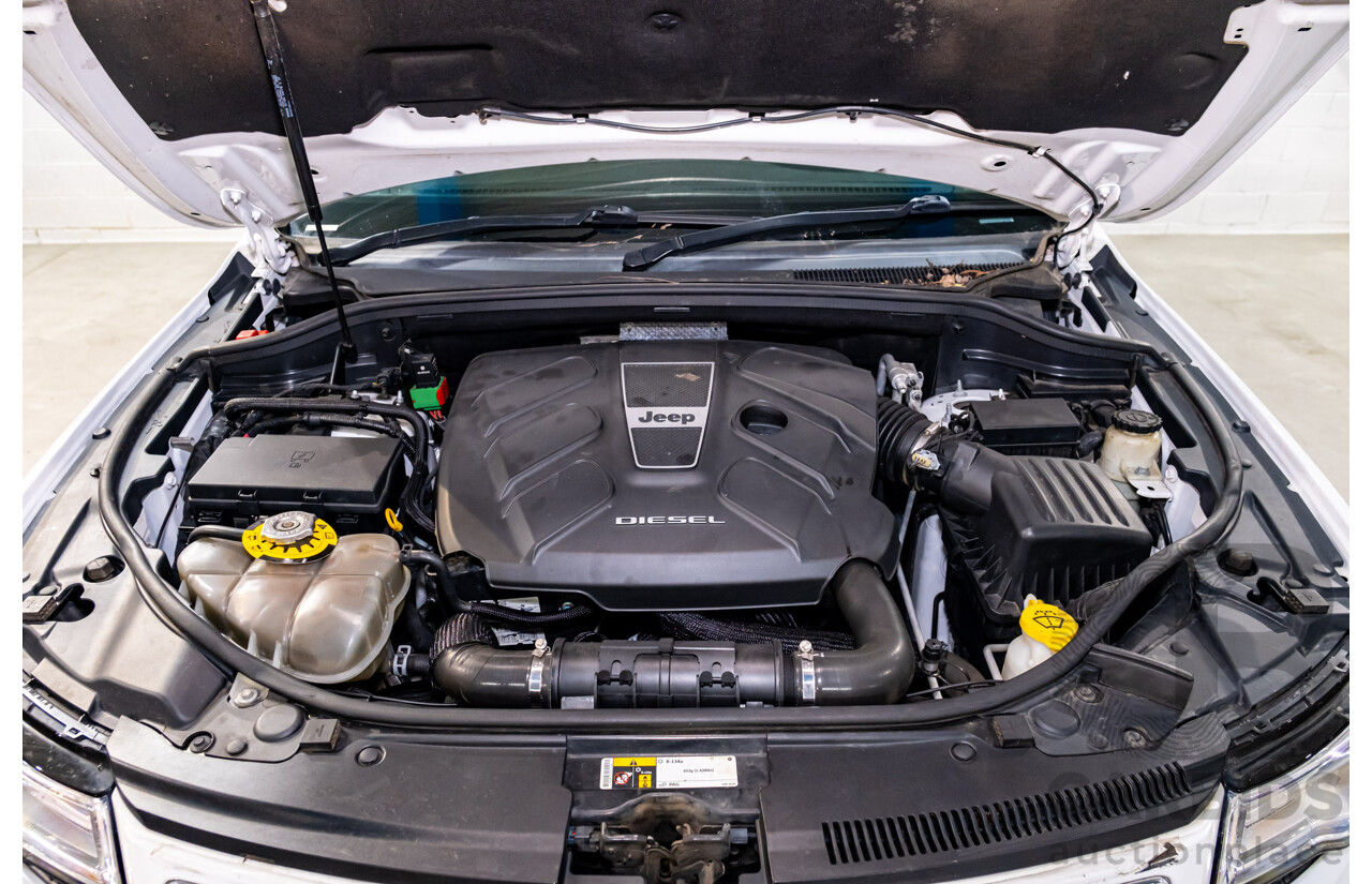 06/2015 Jeep Grand Cherokee Limited (4x4) WK MY15 4d Wagon White Turbo Diesel V6 3.0L