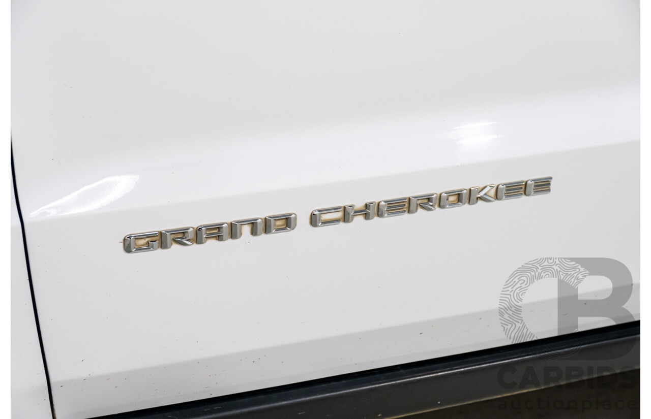 06/2015 Jeep Grand Cherokee Limited (4x4) WK MY15 4d Wagon White Turbo Diesel V6 3.0L
