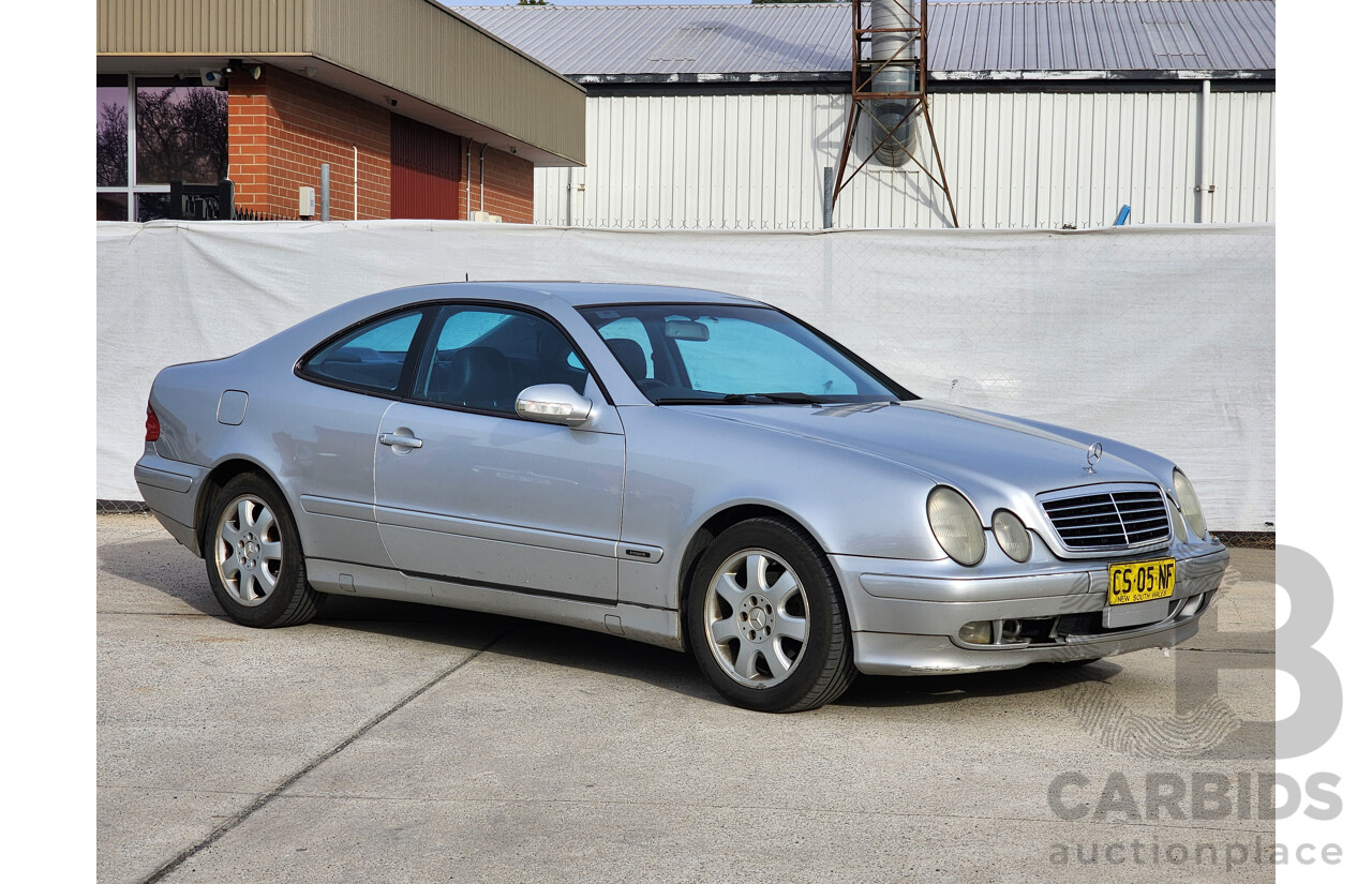 1/2002 Mercedes-Benz Clk200 KOMP Avantgarde 2d Coupe Silver 2.0L