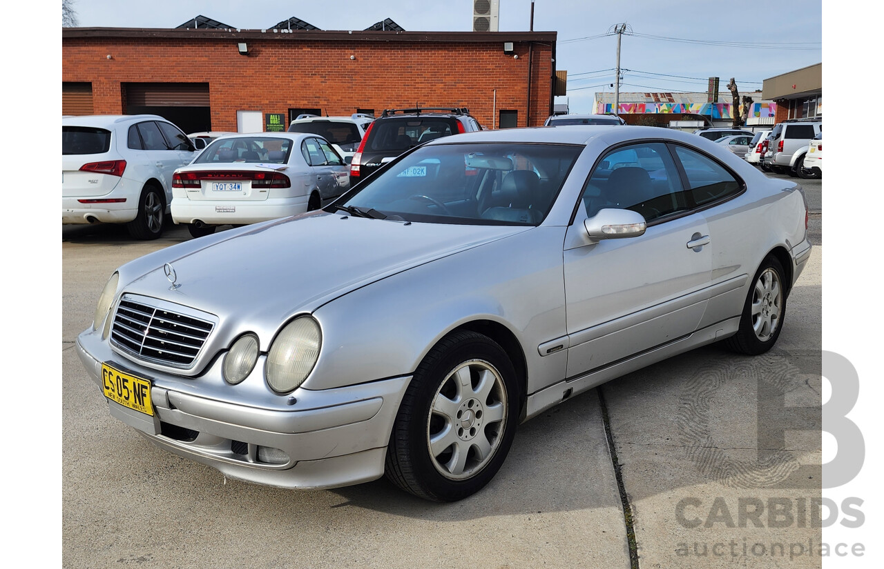 1/2002 Mercedes-Benz Clk200 KOMP Avantgarde 2d Coupe Silver 2.0L