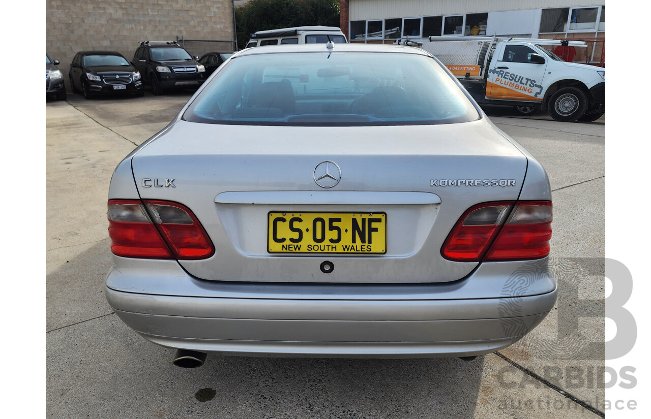 1/2002 Mercedes-Benz Clk200 KOMP Avantgarde 2d Coupe Silver 2.0L