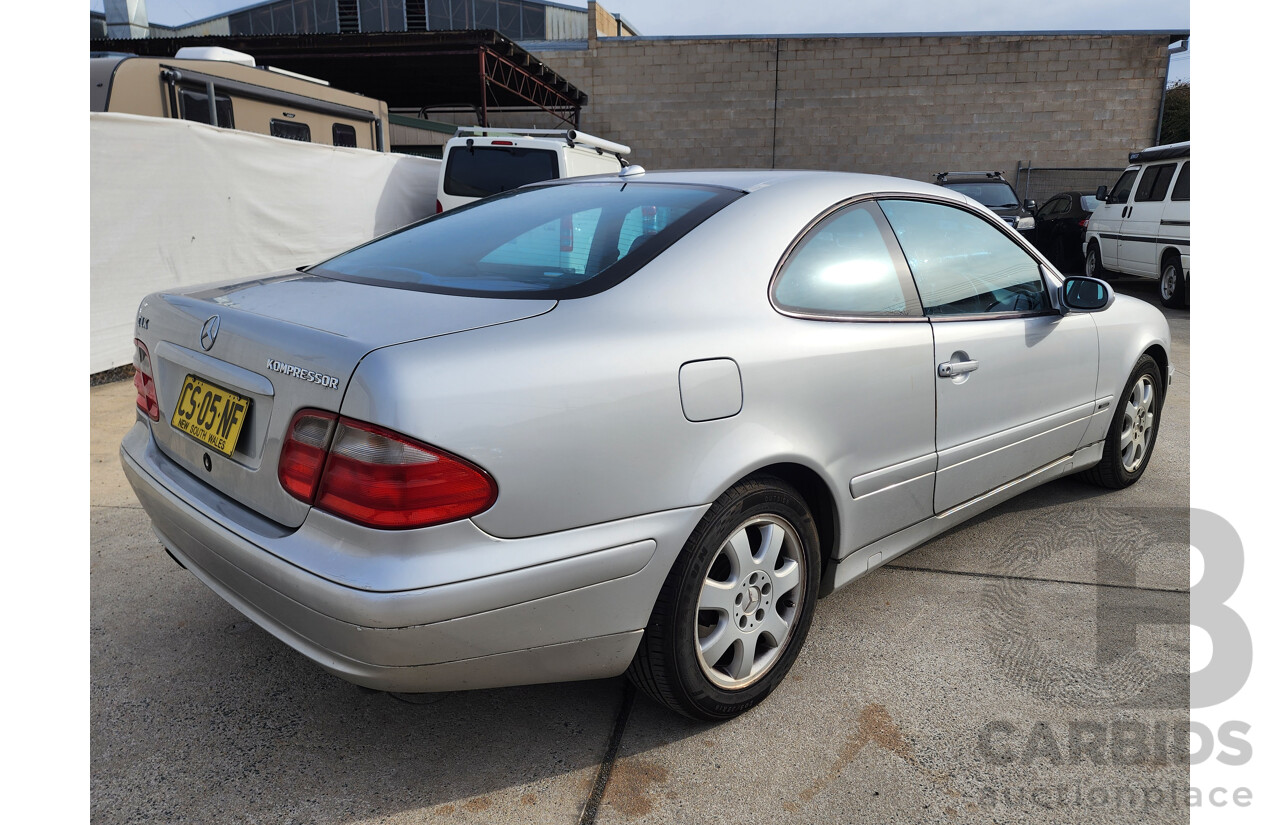 1/2002 Mercedes-Benz Clk200 KOMP Avantgarde 2d Coupe Silver 2.0L