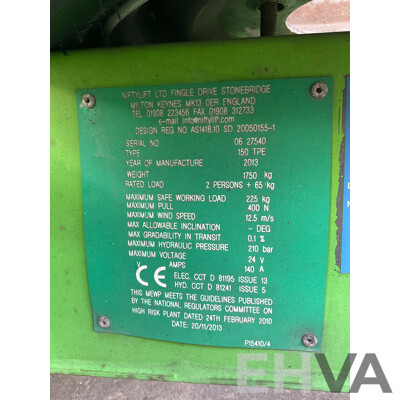 Niftylift 150T Trailer Boom Lift