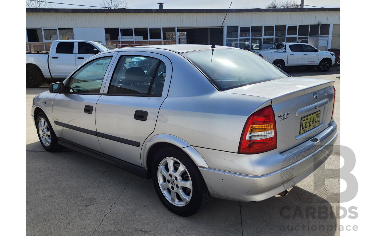 06/2005 Holden Astra CLASSIC FWD TS 4D Sedan Silver 1.8L