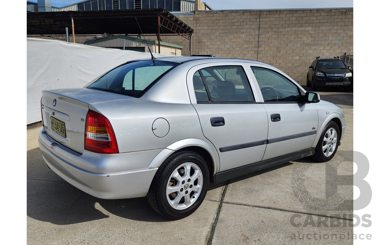 06/2005 Holden Astra CLASSIC FWD TS 4D Sedan Silver 1.8L