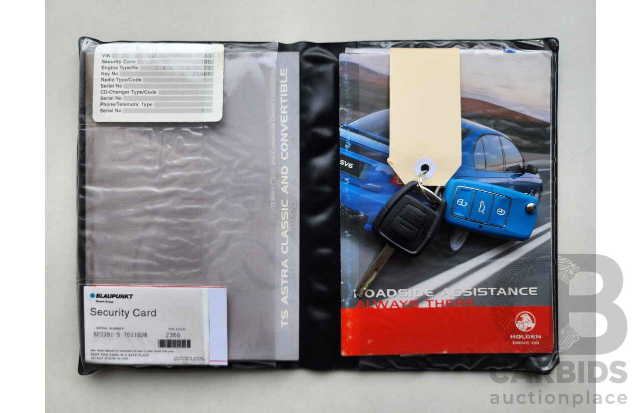 06/2005 Holden Astra CLASSIC FWD TS 4D Sedan Silver 1.8L