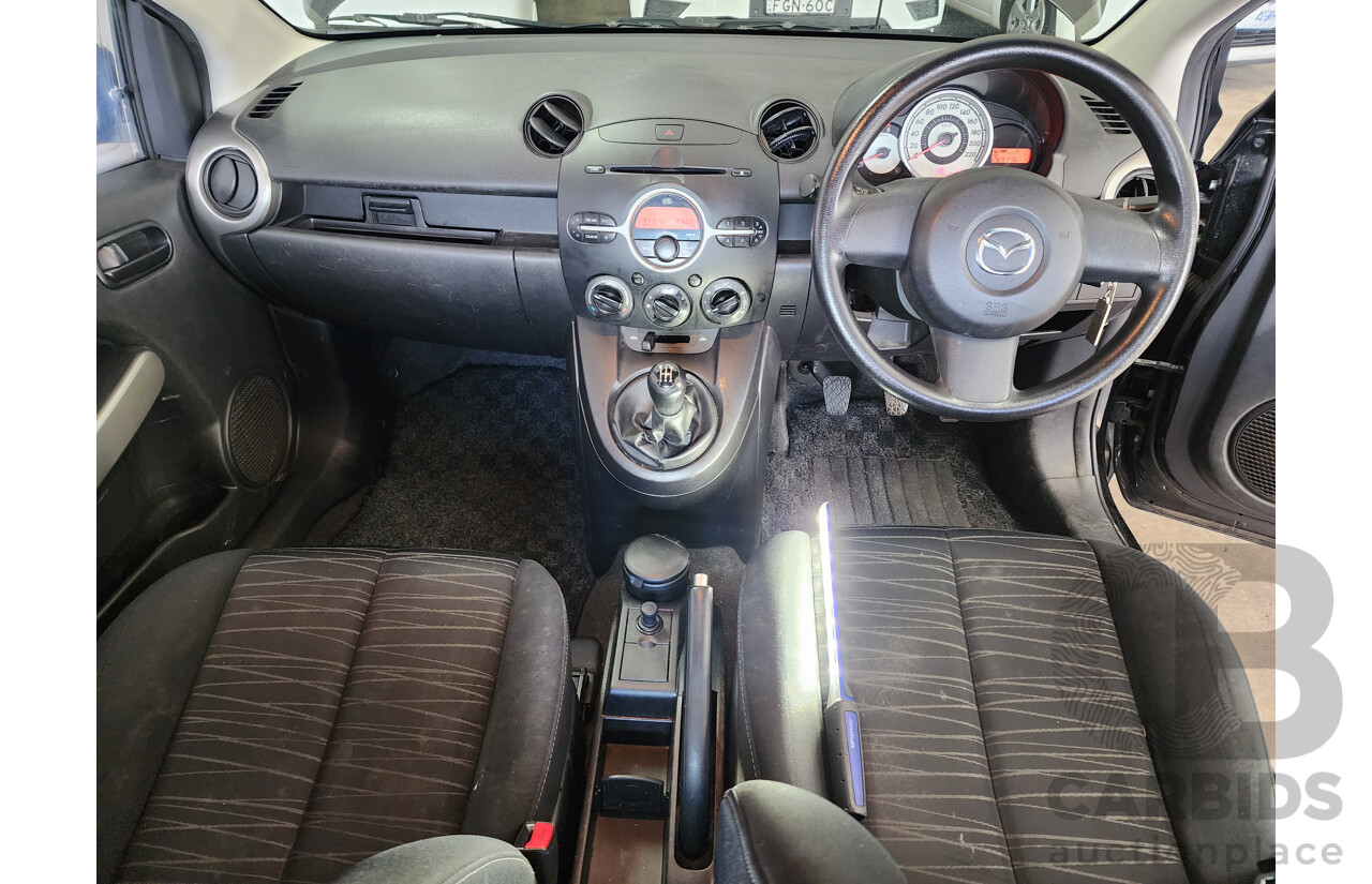 03/2009 Mazda Mazda2 NEO FWD DE 5D Hatchback Black 1.5L