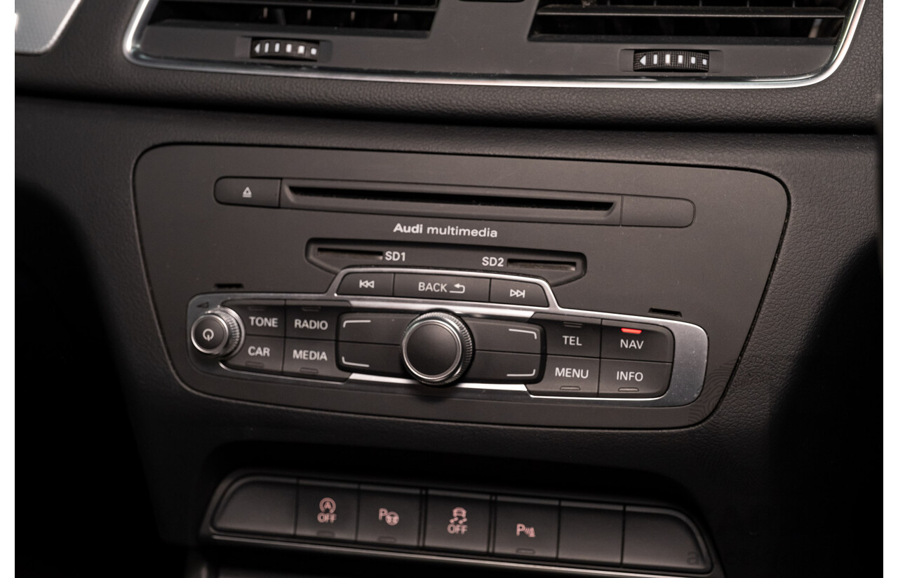 2/2013 Audi Q3 2.0 TFSI Quattro (AWD) 8U 4d Wagon Ice Silver Metallic Turbo 2.0L