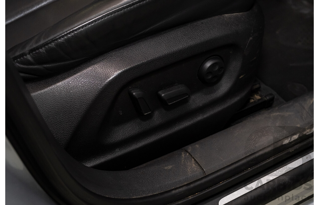 2/2013 Audi Q3 2.0 TFSI Quattro (AWD) 8U 4d Wagon Ice Silver Metallic Turbo 2.0L