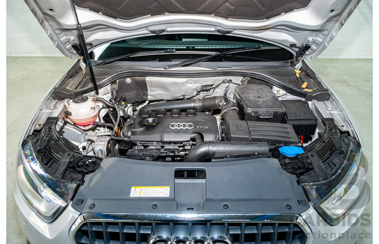 2/2013 Audi Q3 2.0 TFSI Quattro (AWD) 8U 4d Wagon Ice Silver Metallic Turbo 2.0L