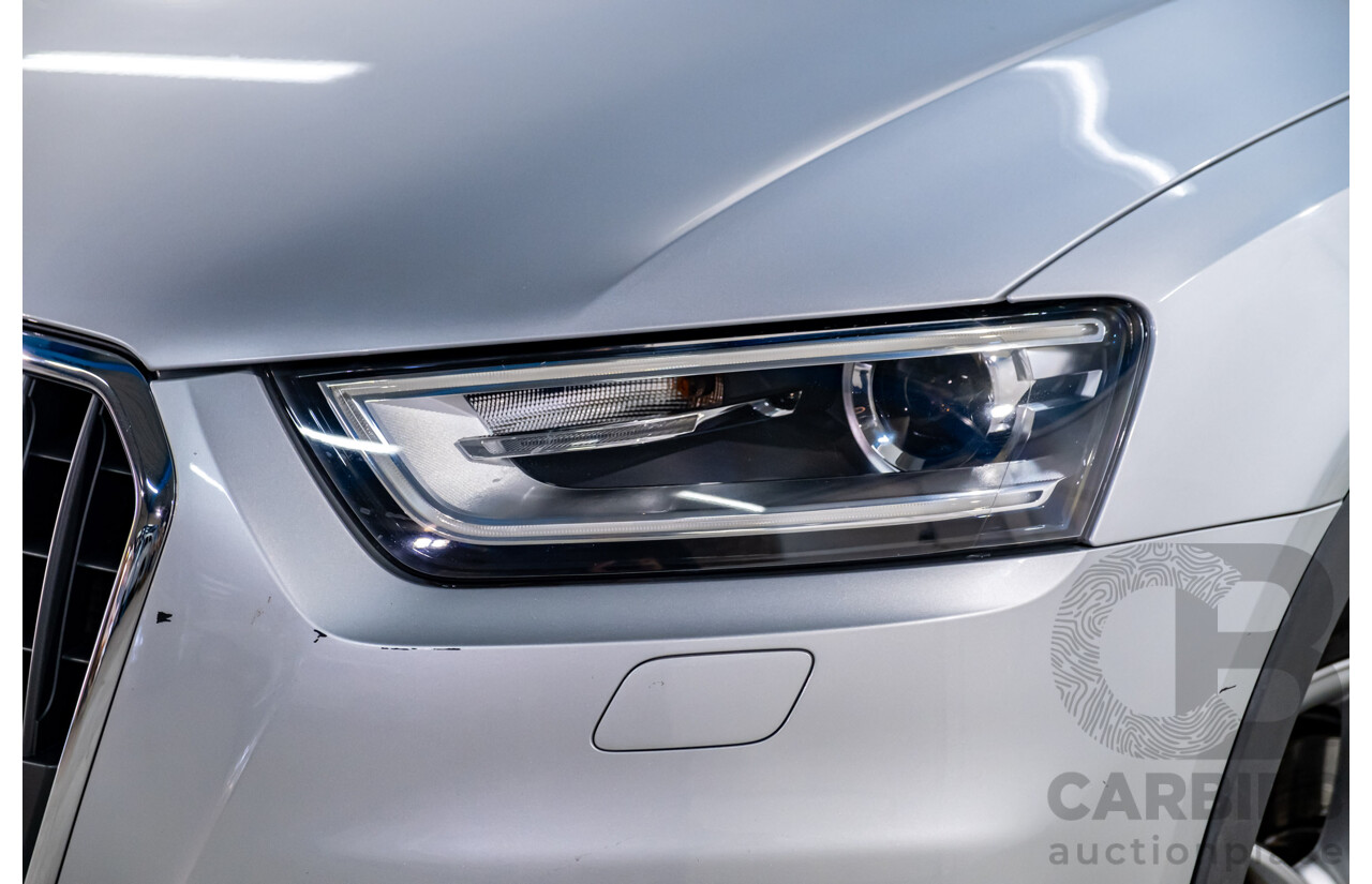 2/2013 Audi Q3 2.0 TFSI Quattro (AWD) 8U 4d Wagon Ice Silver Metallic Turbo 2.0L