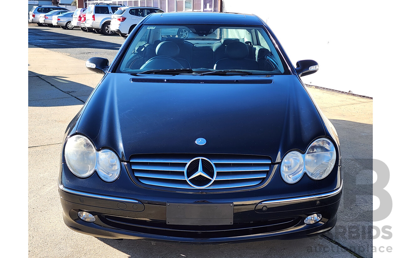 05/2005 Mercedes-Benz Clk200k ELEGANCE RWD C209 2D Coupe Black 1.8L