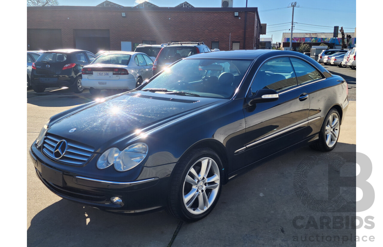 05/2005 Mercedes-Benz Clk200k ELEGANCE RWD C209 2D Coupe Black 1.8L
