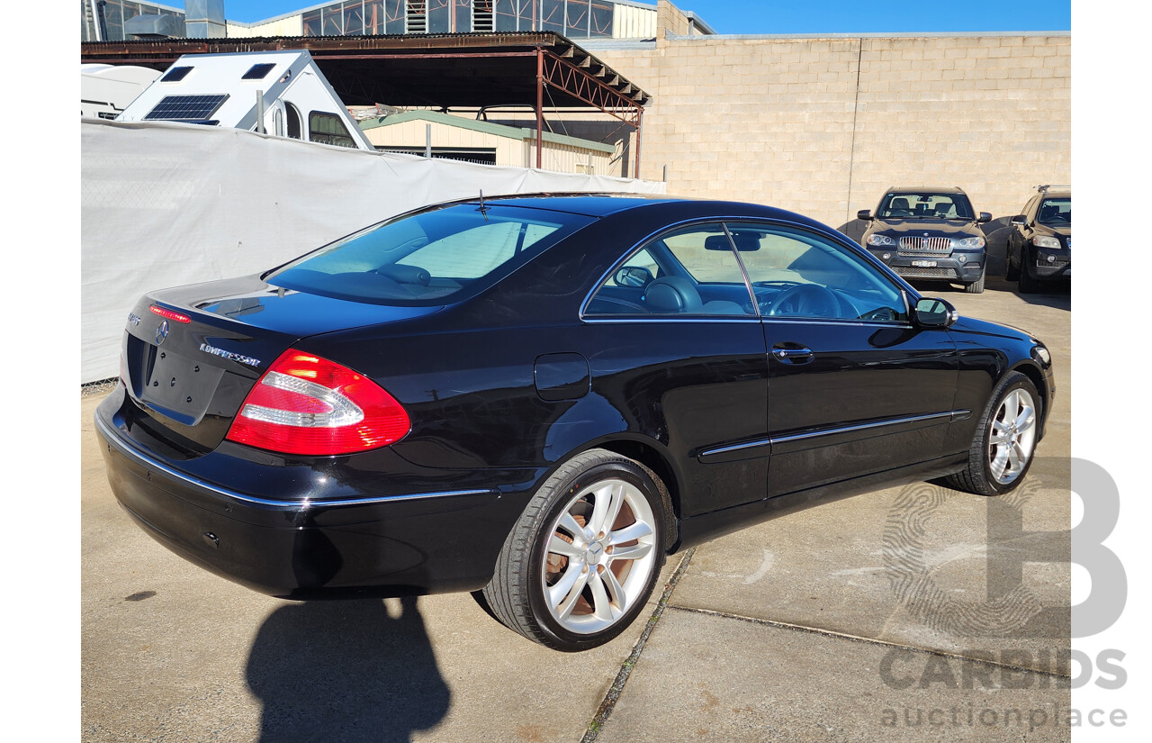 05/2005 Mercedes-Benz Clk200k ELEGANCE RWD C209 2D Coupe Black 1.8L