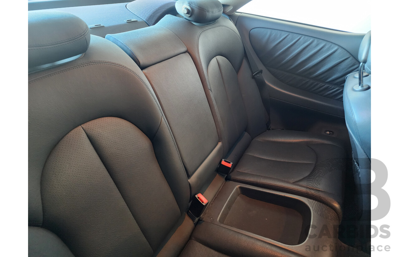 05/2005 Mercedes-Benz Clk200k ELEGANCE RWD C209 2D Coupe Black 1.8L